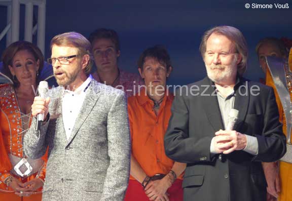 Bj&ouml;rn and Benny in London &copy; Simone Vou�