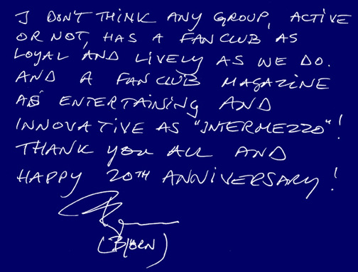 Bj&ouml;rn's greetings