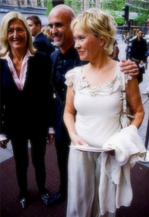 Lolo Murray, Michael Bindefeld and Agnetha in Stockholm, May 6