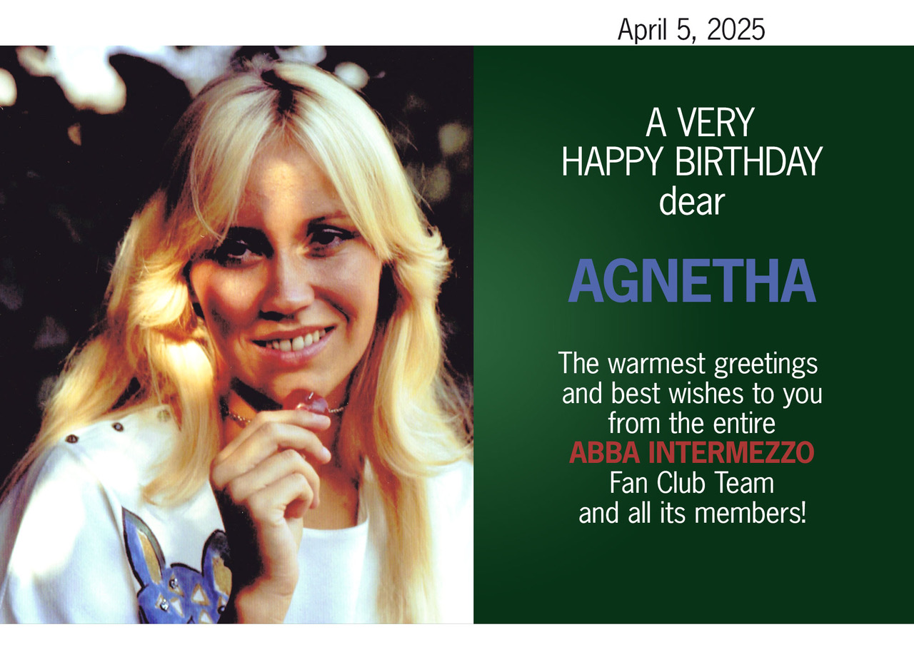Agnethas Geburtstag