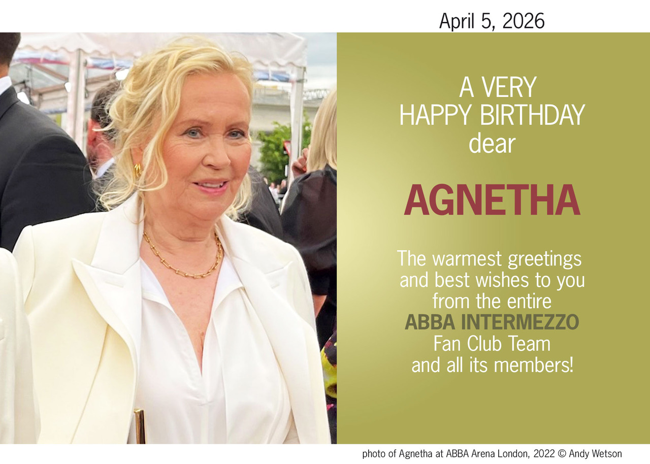Agnethas Geburtstag