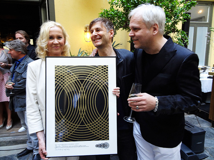 Agnetha bekommt die SKAP-Auszeichnung Agnetha bekommt die SKAP-Auszeichnung