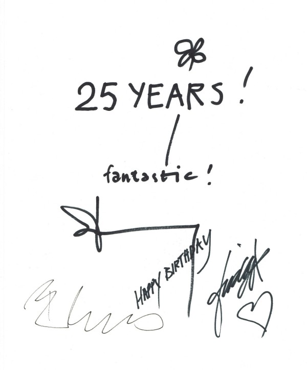 Greetings from Benny, Bj&ouml;rn and Frida