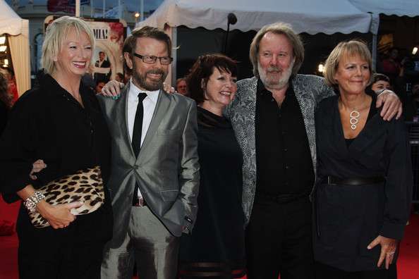 Judy Craymer, Björn, Catherine Johnson, Benny and Phyllida Lloyd