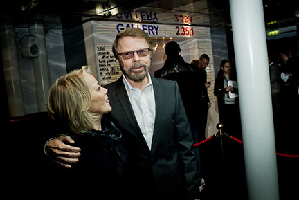 Björn with Görel Hanser 9 November 2012