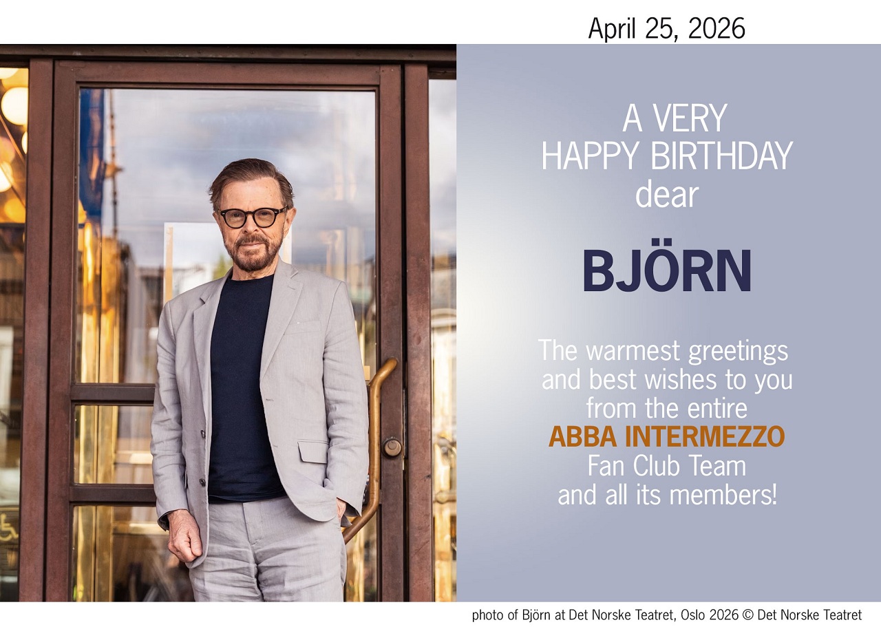 Best Wishes to Bj&ouml;rn