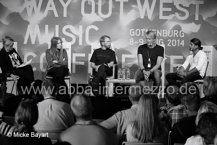 Björn at the Way Out West Music Conference, August 2014