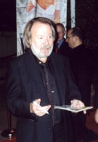 Benny after the performance