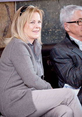 Frida bei der Pressekonferenz von Zermatt Unplugged 2011