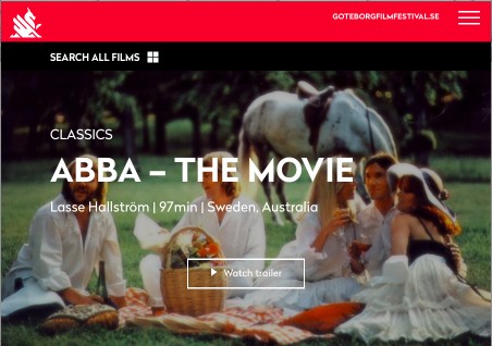 ABBA - The Movie beim Göteborg International Film Festival