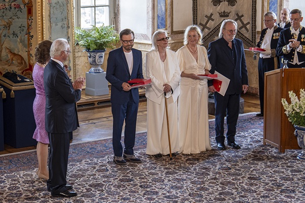 ABBA beim schwedischen König