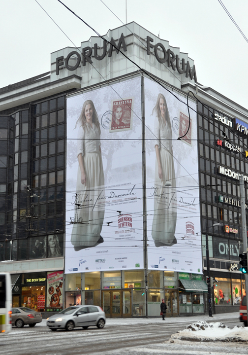 Kristina ad at Forum, Finland