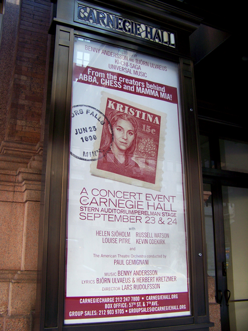 Kristina Poster at Carnegie Hall Kristina Poster at Carnegie Hall