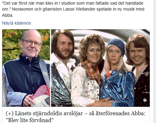 ABBA's studio musician Lasse Wellander