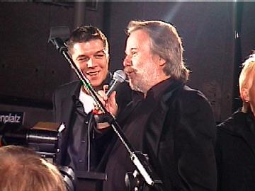 Maik Klokow and Benny making a speech - &copy; Regina Grafunder