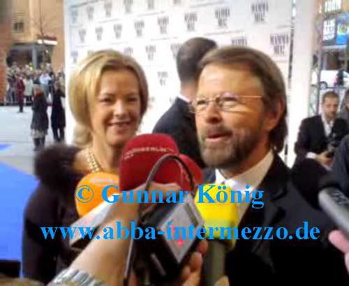 Frida and Björn arriving at the blue carpet - © Gunnar König