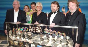 Lots of Platinum Disc Awards for ABBA - Photo by Kristofer Sandberg / Expressen