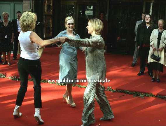 Agnetha, Meryl Streep and Frida - © Aftonbladet