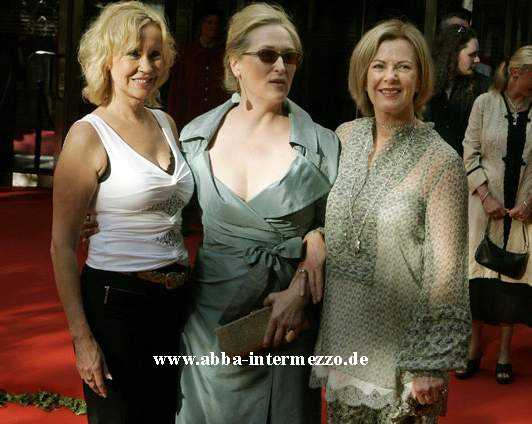 Agnetha, Meryl Streep and Frida - © Aftonbladet