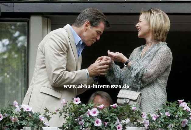 Pierce Brosnan and Frida