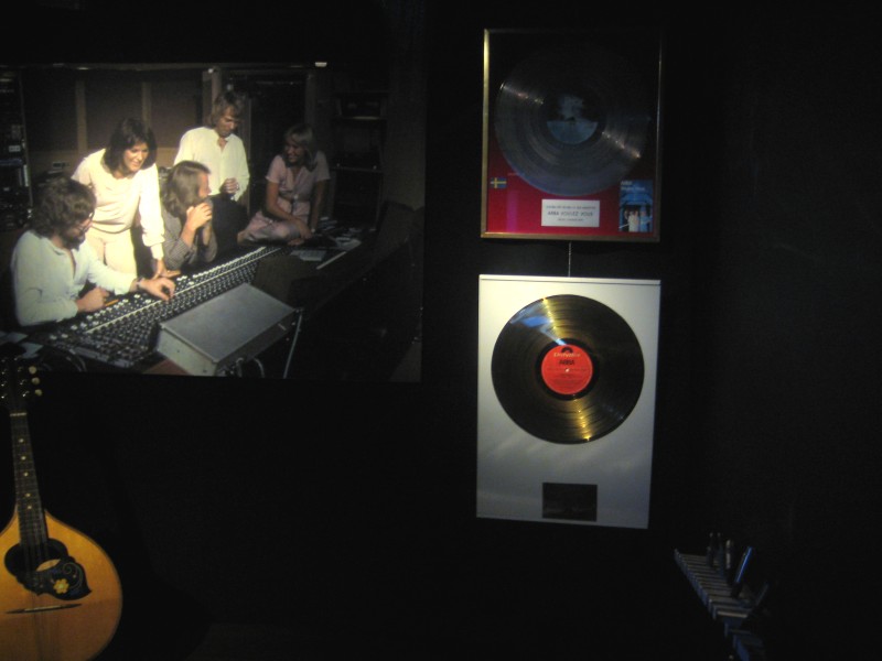 ABBA-Miniausstellung im Stockholmer Musik- und Theatermuseum - Foto © Ralf Hendricks