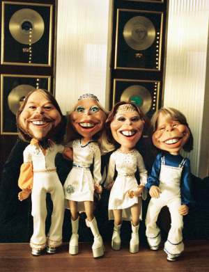 The ABBA puppets from 'Our Last Video Ever' - Photo: Joakim Strömholm