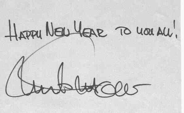 Michael B. Tretow's New Year's Greetings