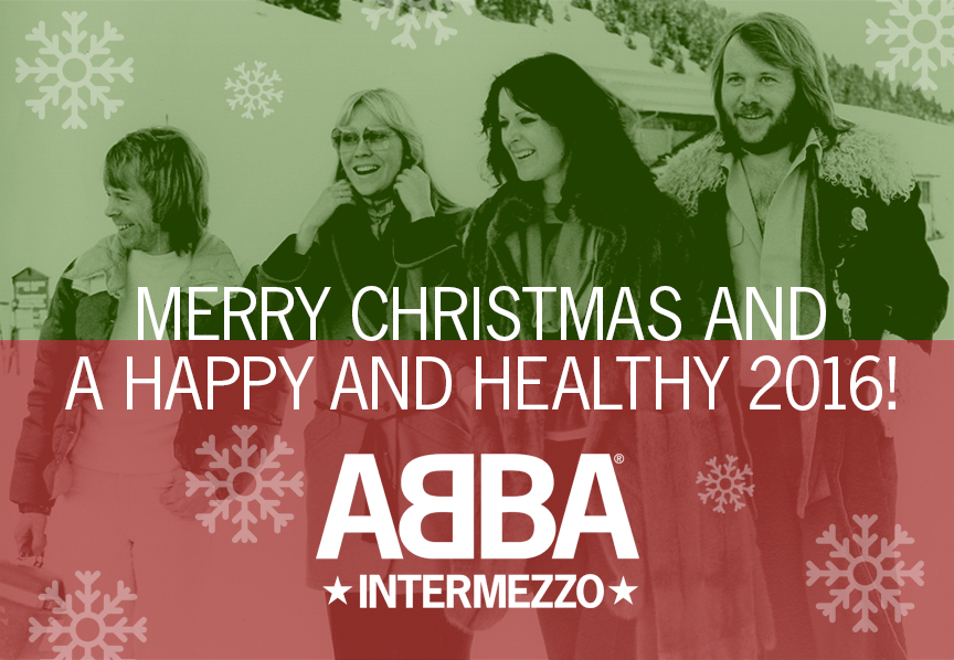 Frohe Weihnachten und ein glckliches und gesundes 2016 von ABBA-Intermezzo
