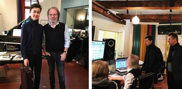 Daniel Lozakovich mit Benny bei Mono Music Daniel Lozakovich mit Benny bei Mono Music